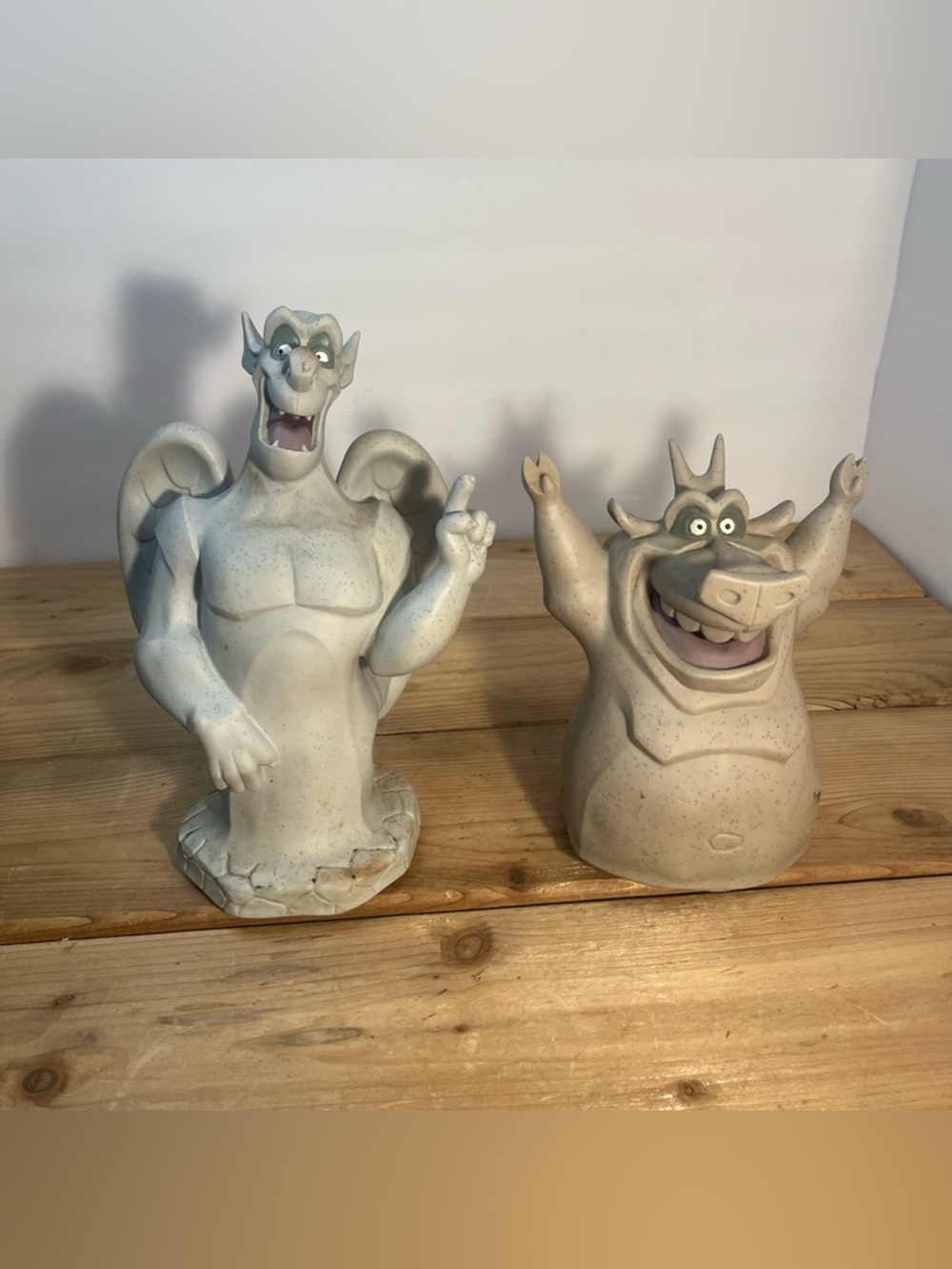 Hunchback of Notre Dame Hugo Gargoyle Soft Rubber Plush Figures Lot of 2